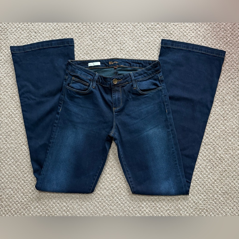 Kut from the Kloth Dark Blue Wide Leg Jeans
